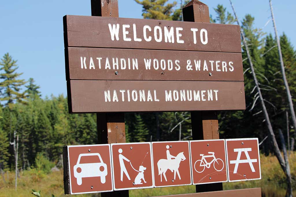 Katahdin Woods & Waters National Monument Map