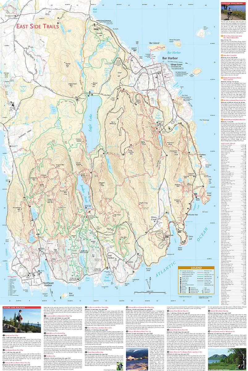 Acadia National Park (Waterproof Trail Map)