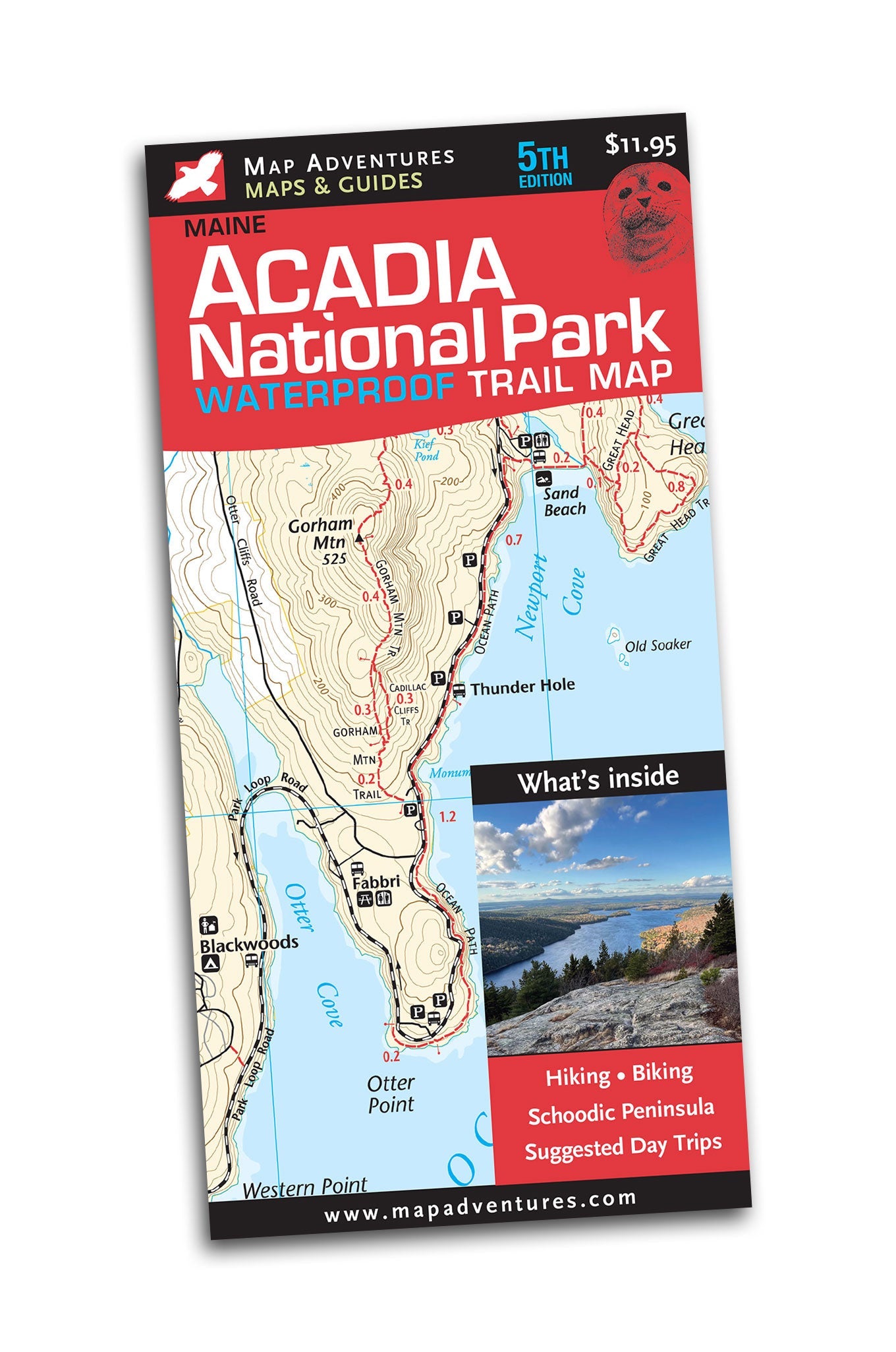 Acadia National Park (Waterproof Trail Map)