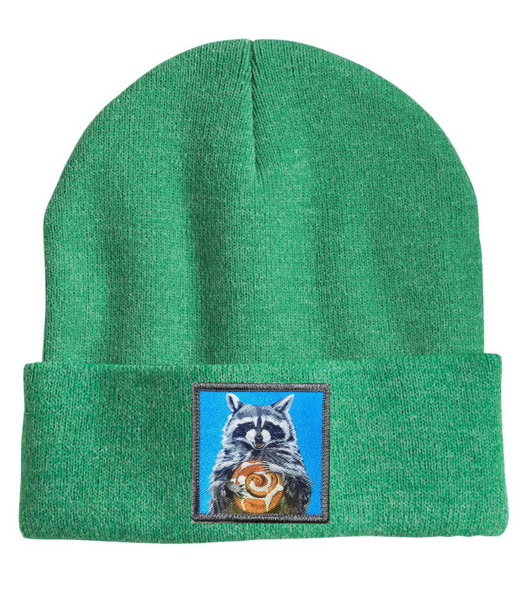 Cinnabun Bandit Raccoon Beanie