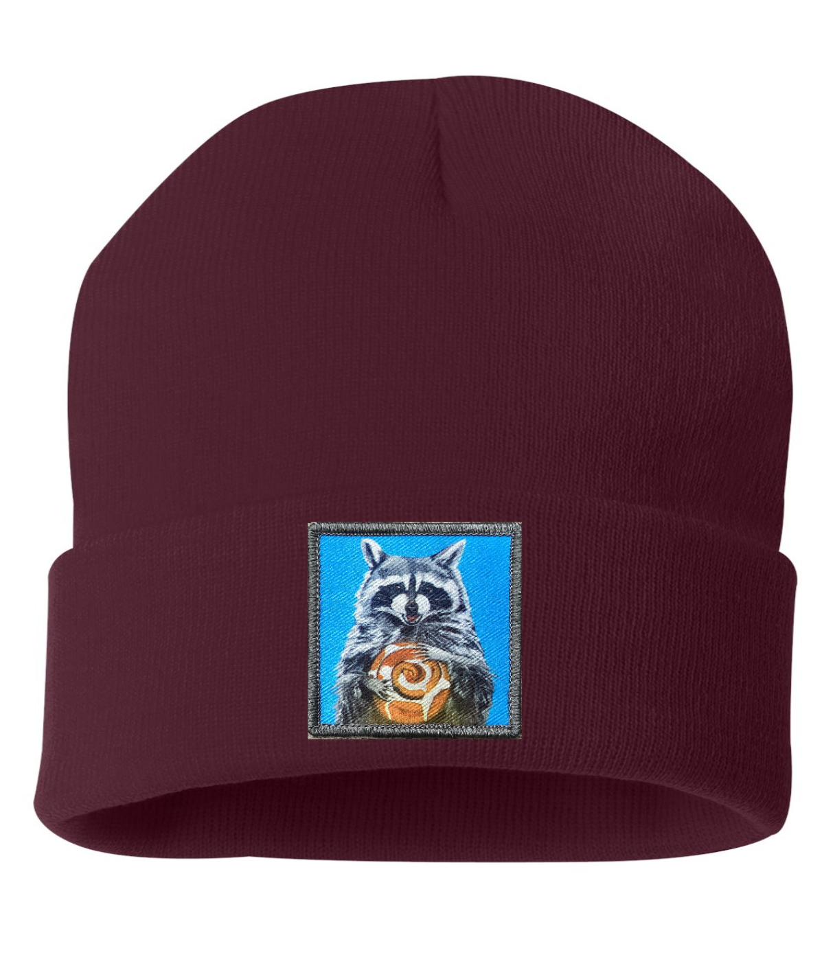 Cinnabun Bandit Raccoon Beanie