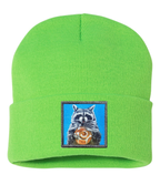Cinnabun Bandit Raccoon Beanie