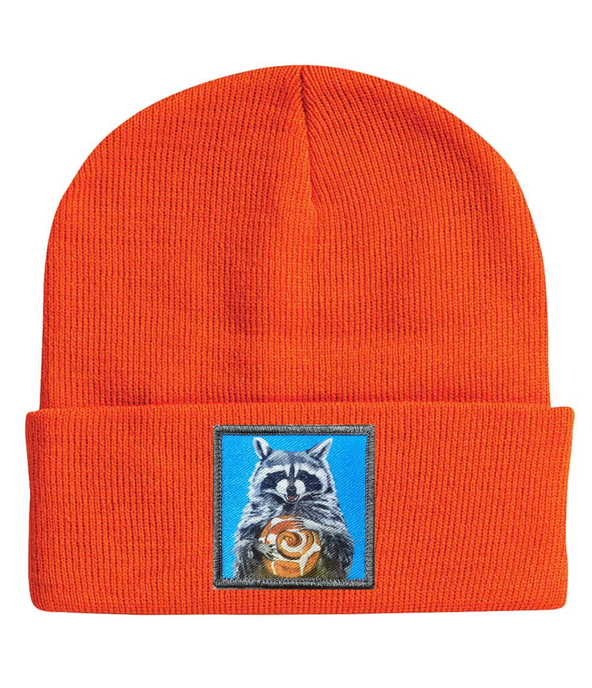 Cinnabun Bandit Raccoon Beanie