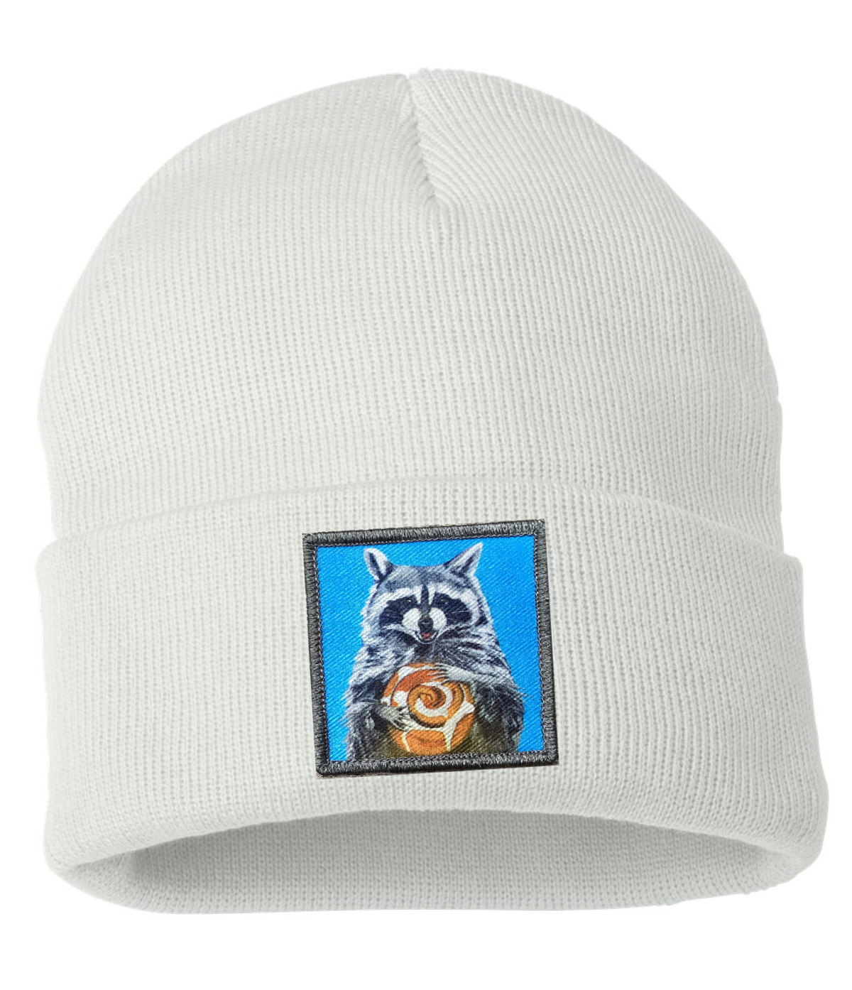 Cinnabun Bandit Raccoon Beanie