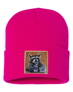 Beer Bandit Raccoon Beanie