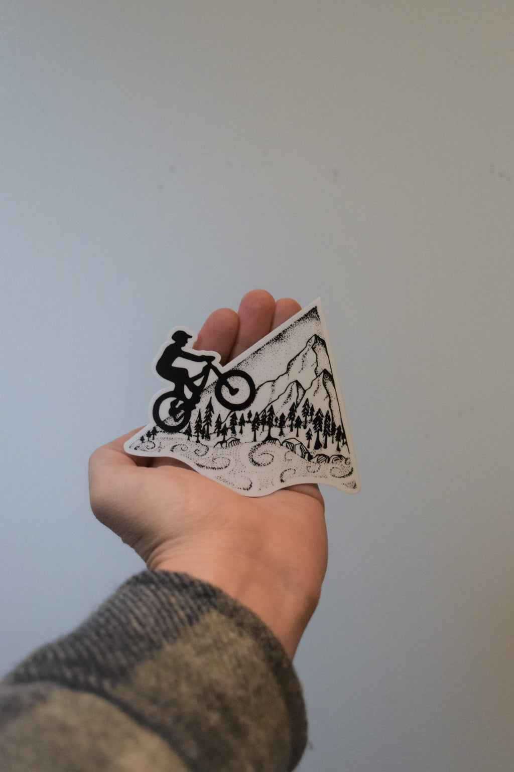Mountain Biking Sticker