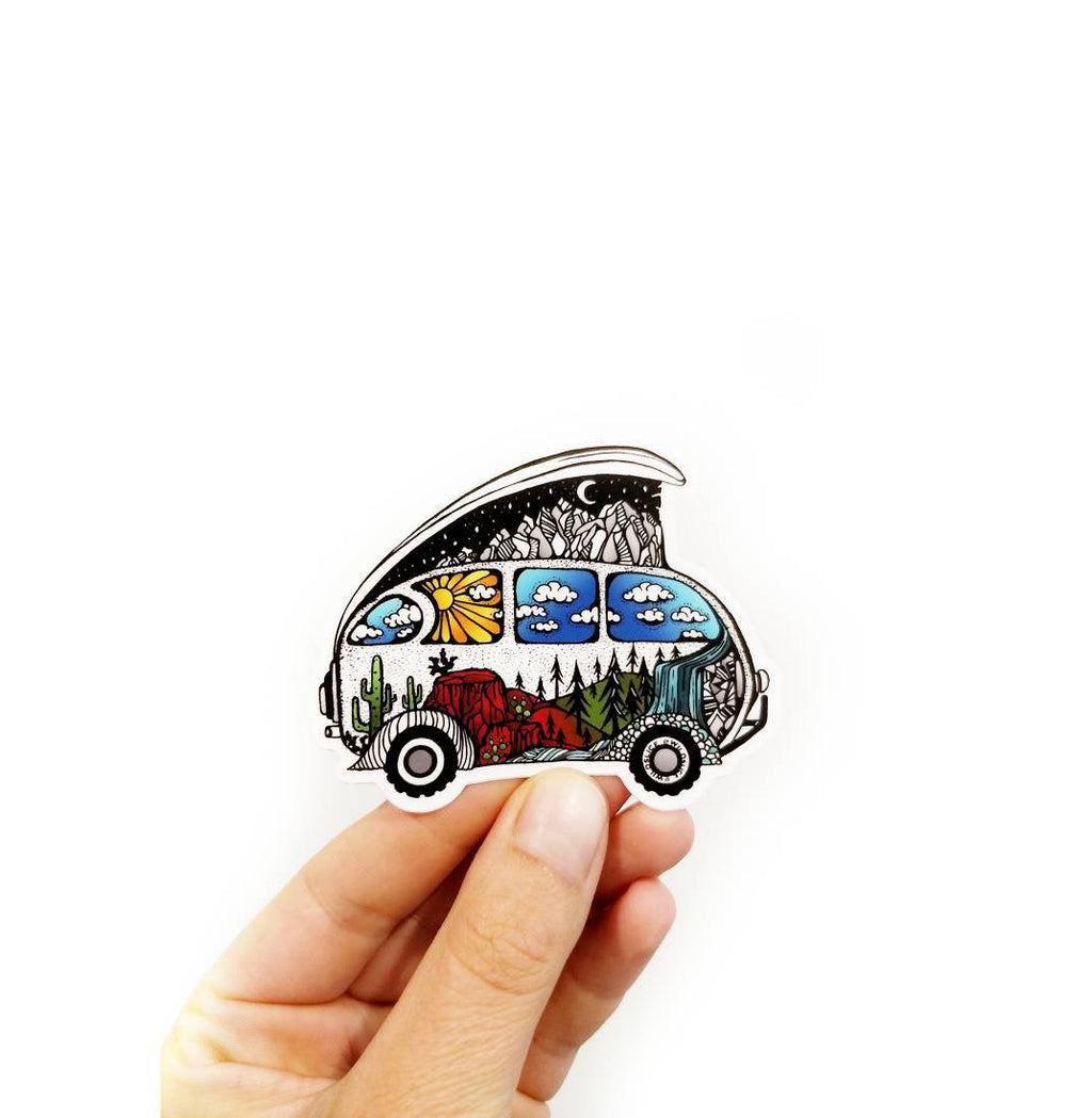 Adventure Van Sticker