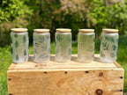 Conifers Frosted Can Glass