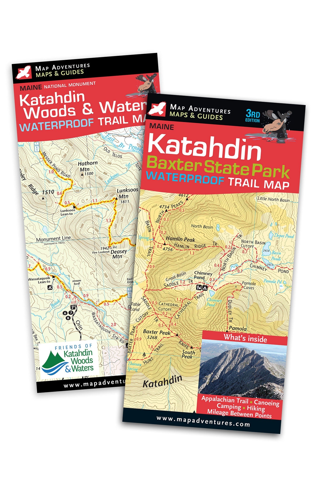 Katahdin Baxter, Woods & Waters Map Bundle
