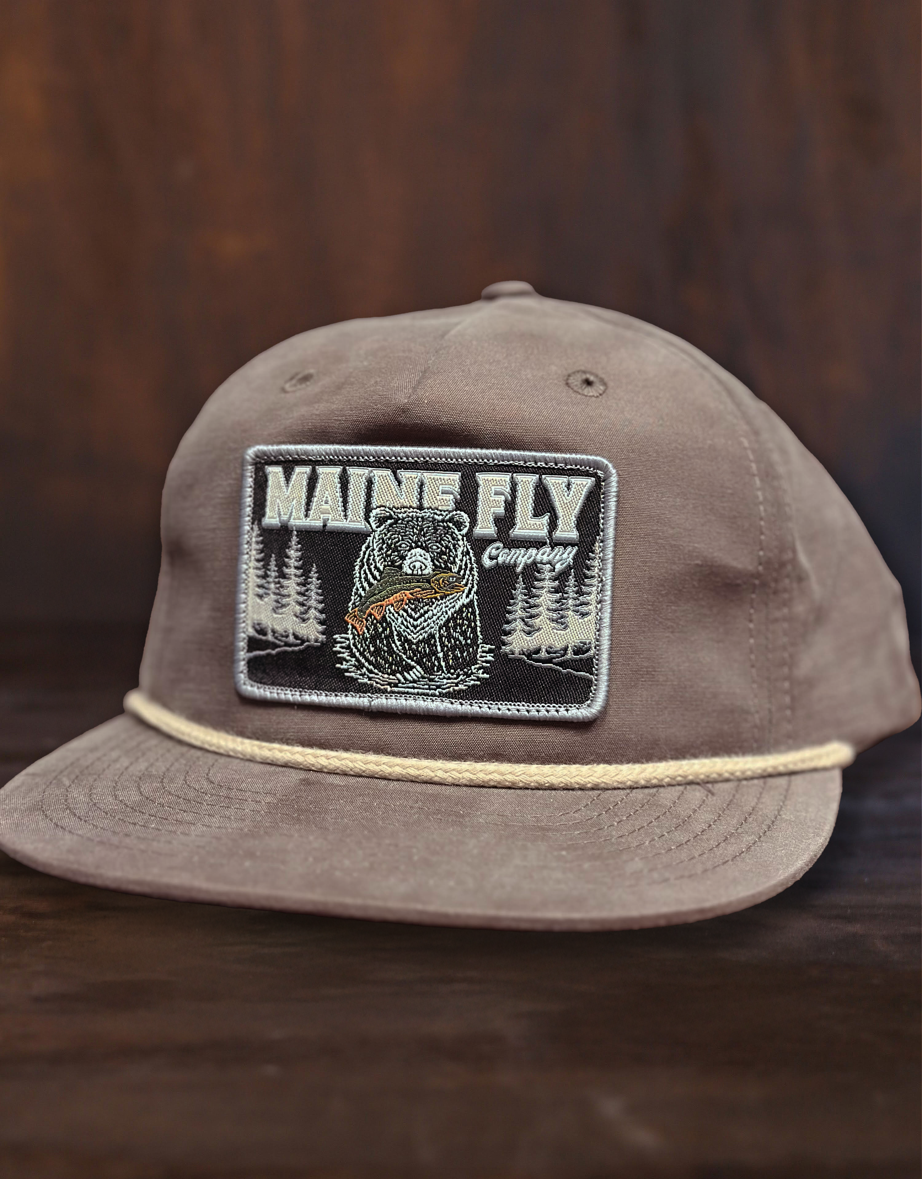Black Bear Brook Trout Rope Hat