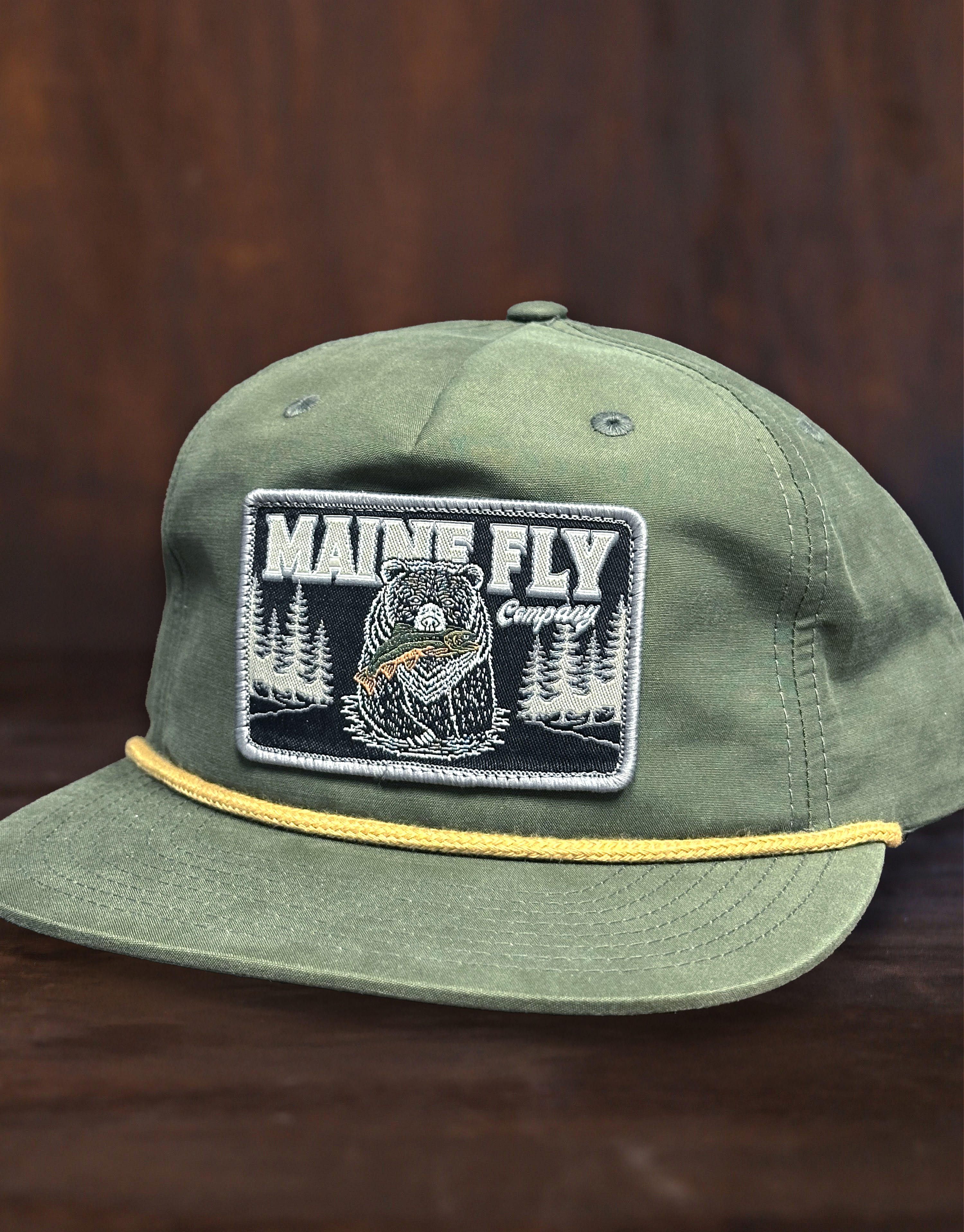 Black Bear Brook Trout Rope Hat