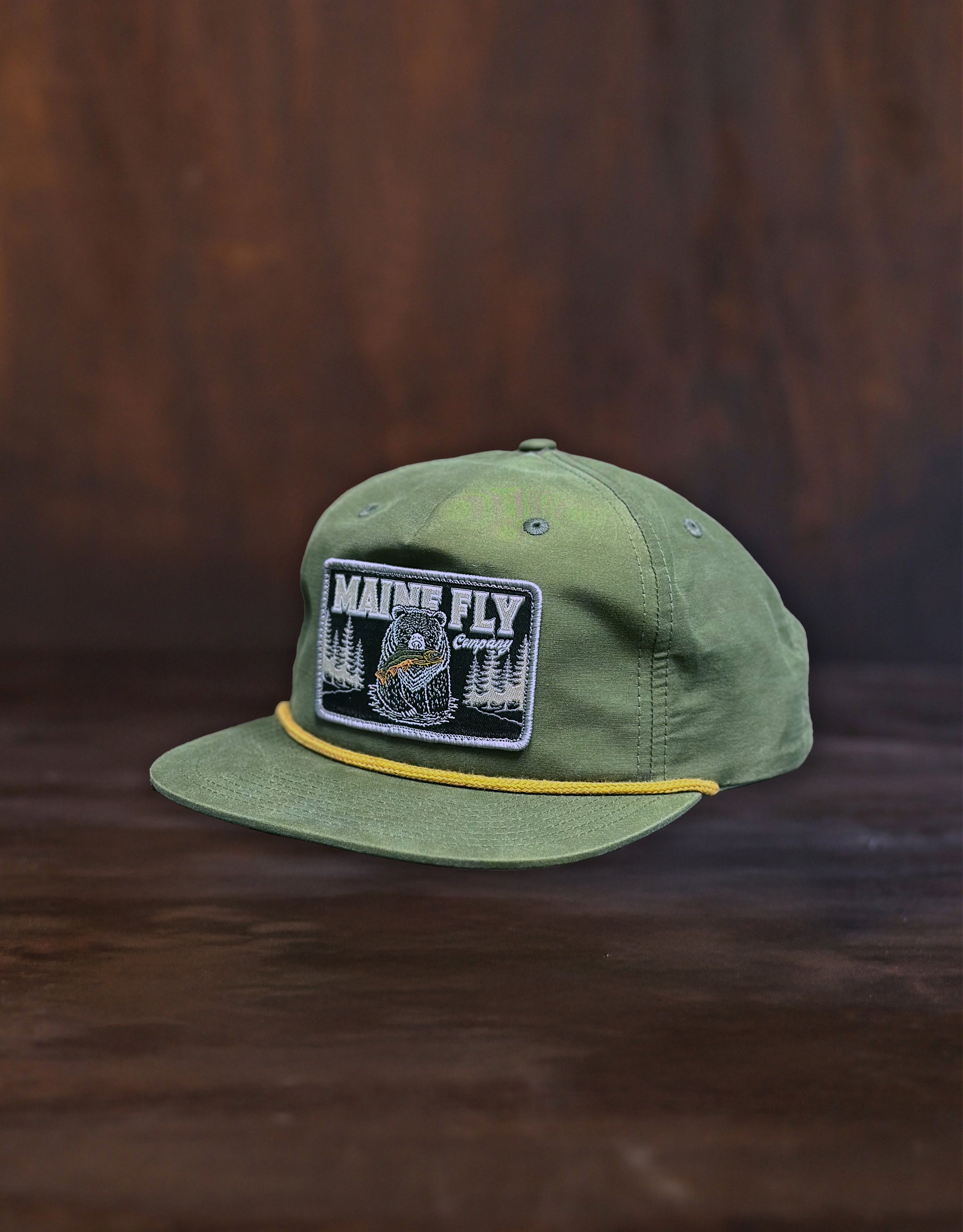Black Bear Brook Trout Rope Hat