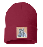 Beer Bandit Raccoon Beanie