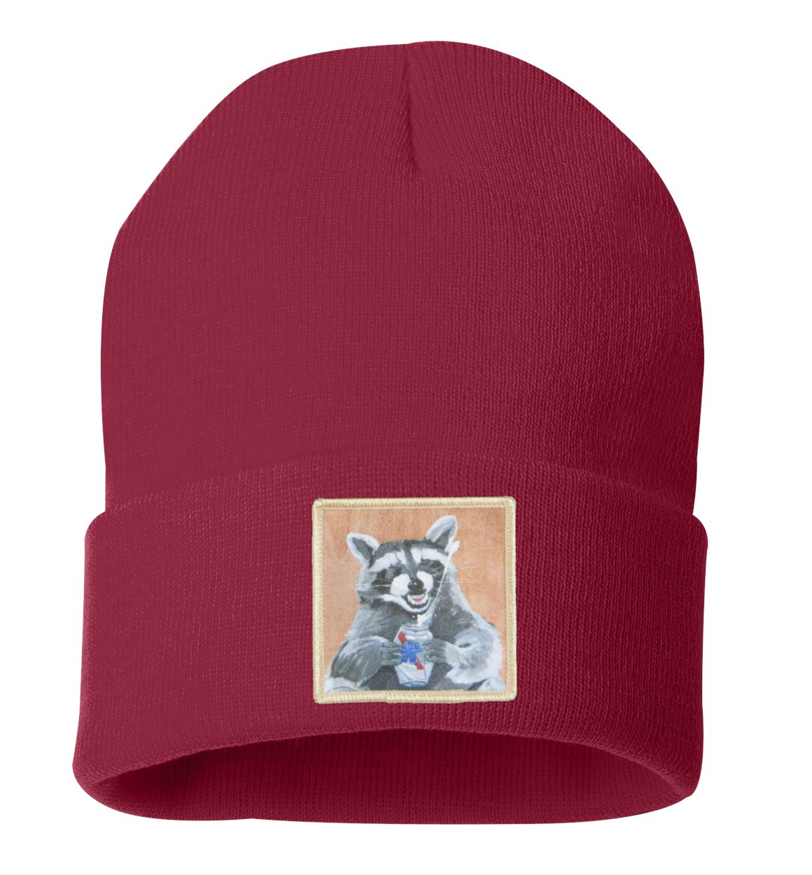 Beer Bandit Raccoon Beanie