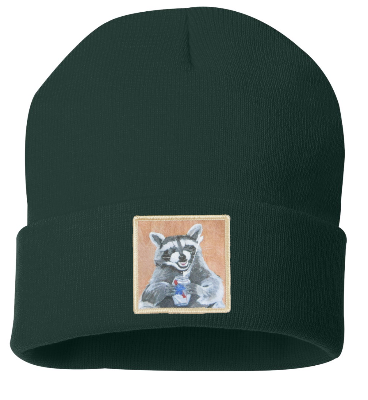 Beer Bandit Raccoon Beanie