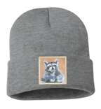 Beer Bandit Raccoon Beanie