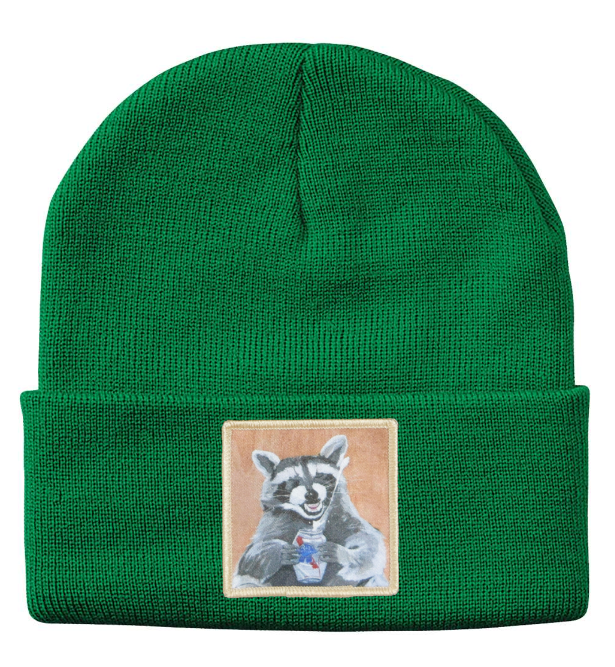 Beer Bandit Raccoon Beanie