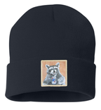 Beer Bandit Raccoon Beanie