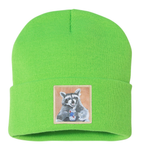 Beer Bandit Raccoon Beanie