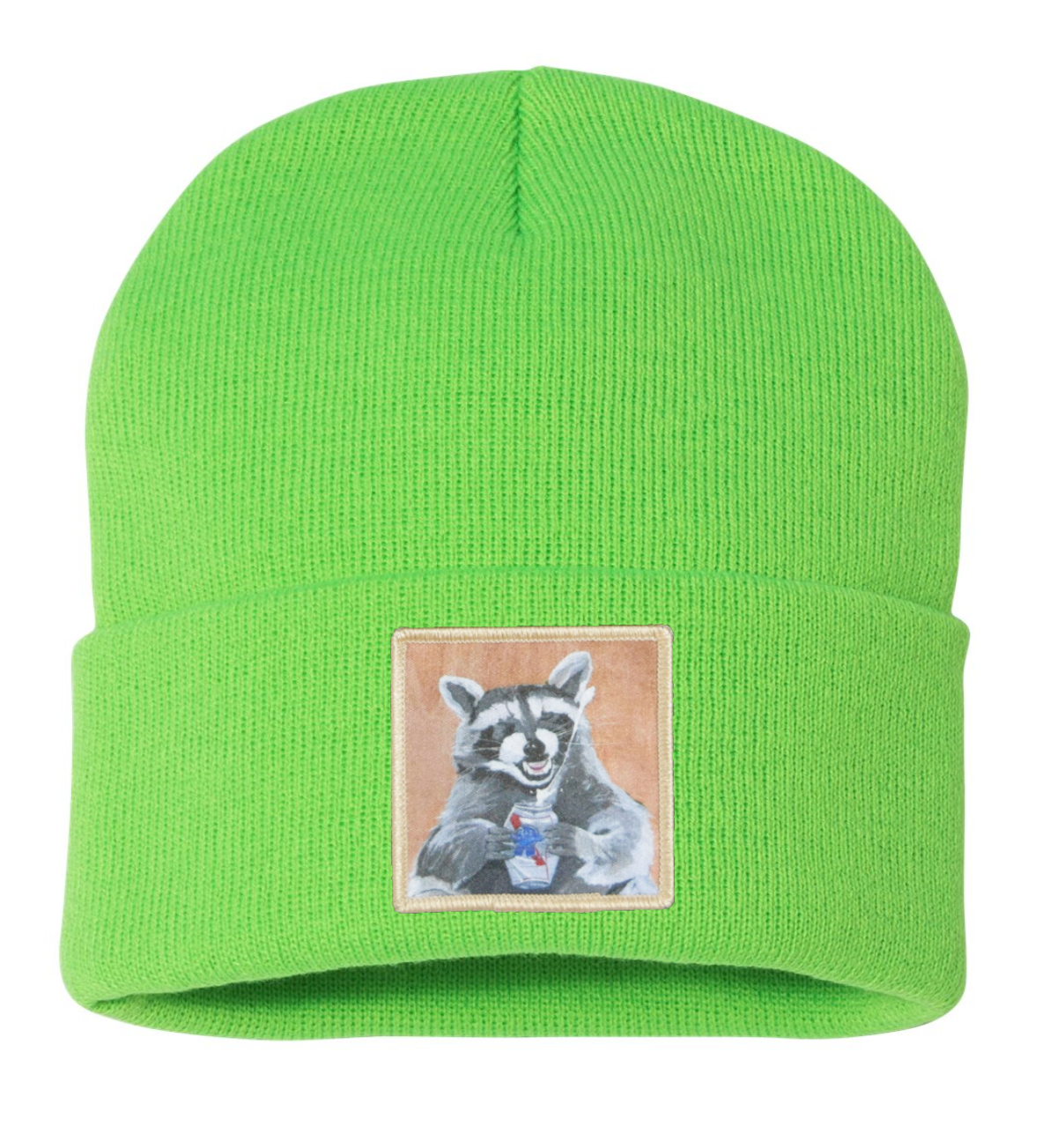 Beer Bandit Raccoon Beanie