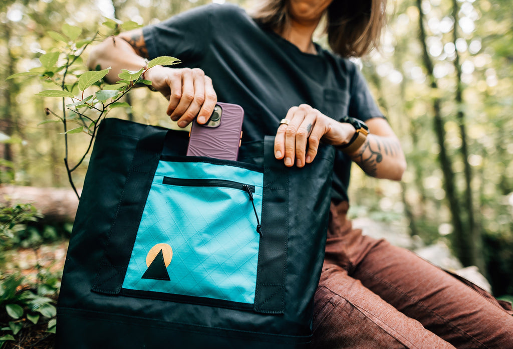 Black Recycled Gear Tote