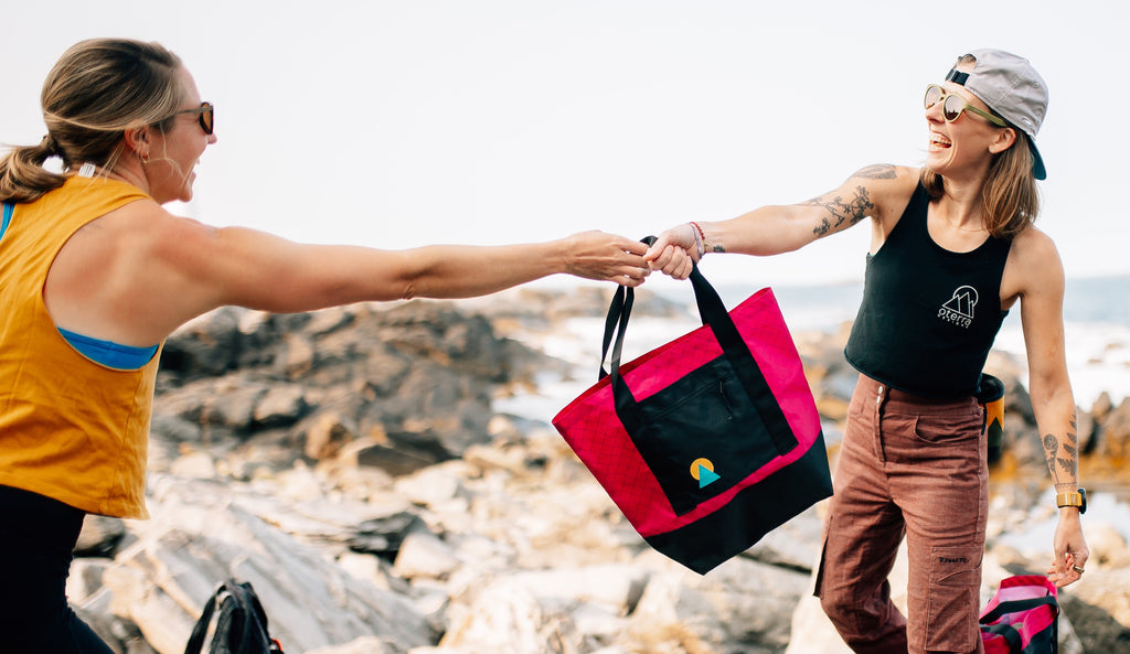 Fuchsia Recycled Gear Tote