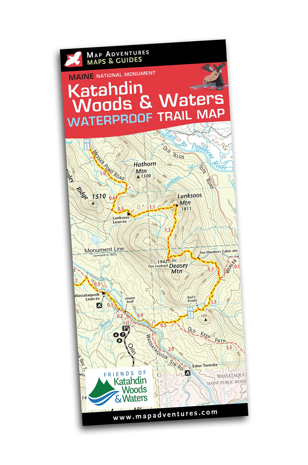Katahdin Woods & Waters National Monument Map